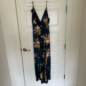 Floral Maxi Dress in Blue
